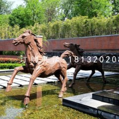 銅馬雕塑，鍛銅動(dòng)物雕塑
