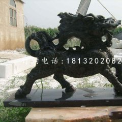 石雕麒麟，廣場(chǎng)神獸石雕