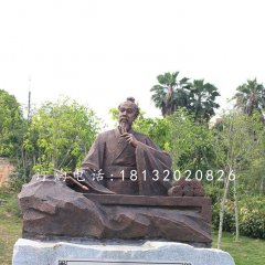 張仲景銅雕，古代人物銅雕