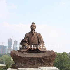 葛洪銅雕，古代醫(yī)藥學(xué)家銅雕