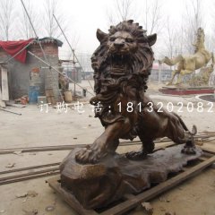 西洋獅銅雕，銅雕獅子