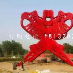 不銹鋼公園雕塑，不銹鋼風(fēng)箏雕塑