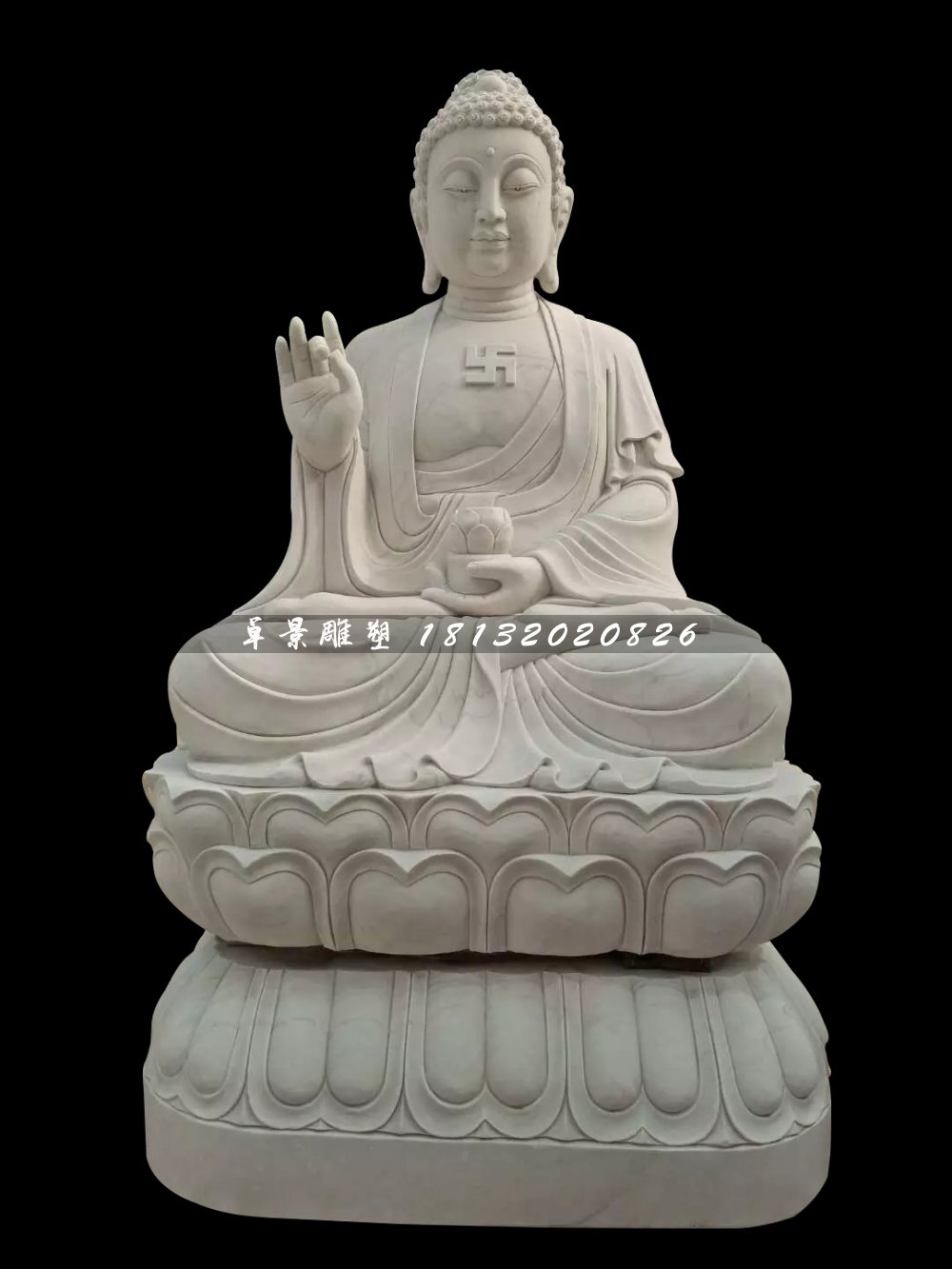 如來(lái)佛石雕,大理石佛像雕塑