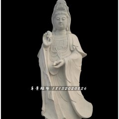 觀音菩薩石雕，大型觀音菩薩雕塑
