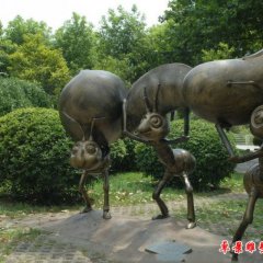 螞蟻銅雕，公園螞蟻雕塑，景觀銅雕