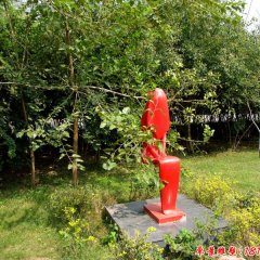 不銹鋼抽象人物，公園人物雕塑