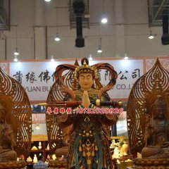 玻璃鋼韋陀菩薩雕塑，玻璃鋼神仙雕塑