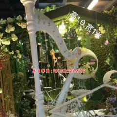 玻璃鋼豎琴雕塑，玻璃鋼仿真雕塑