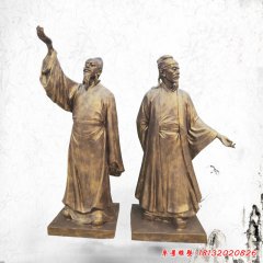 詩(shī)仙李白雕塑，玻璃鋼人物雕塑