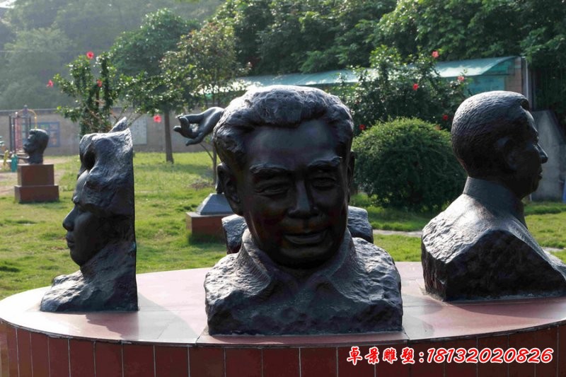 周總理頭像銅雕,偉人銅雕