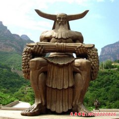 銅雕景區(qū)神農氏炎帝