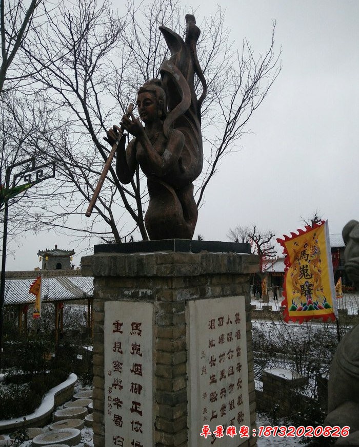 楊貴妃銅雕，古代人物銅雕
