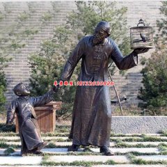 前門(mén)大街銅人雕像
