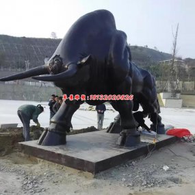 長(zhǎng)牦牛銅雕塑 銅牛雕塑