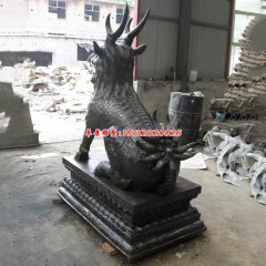 銅麒麟動(dòng)物雕塑
